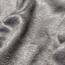 Load image into Gallery viewer, Charcoal Gray Textured Backout Fabric Embossed
